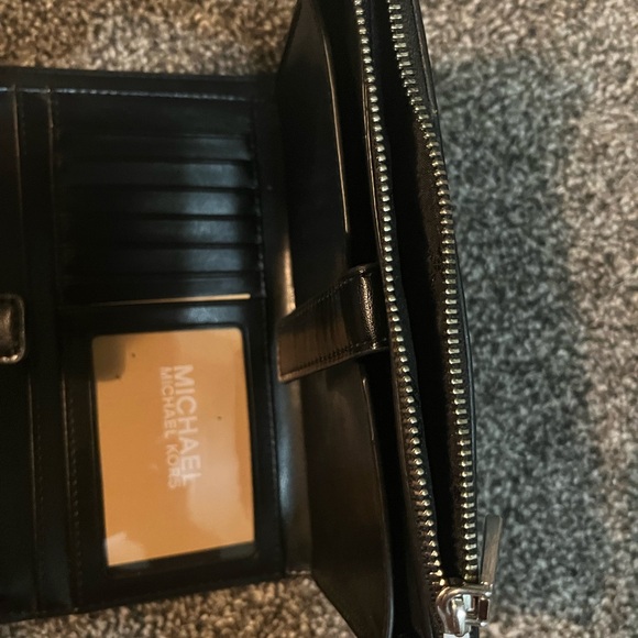 Michael Kors Black Leather Wallet - Picture 7 of 7